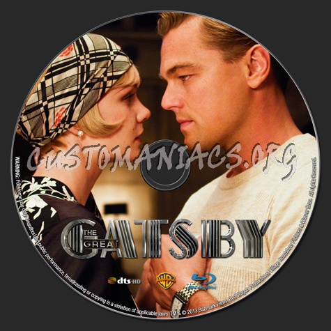 The Great Gatsby (2013) blu-ray label