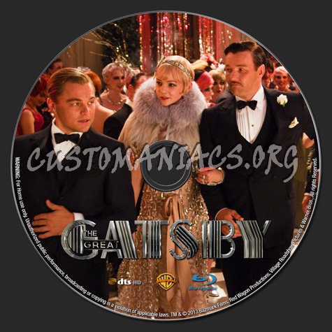 The Great Gatsby (2013) blu-ray label