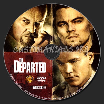 The Departed dvd label