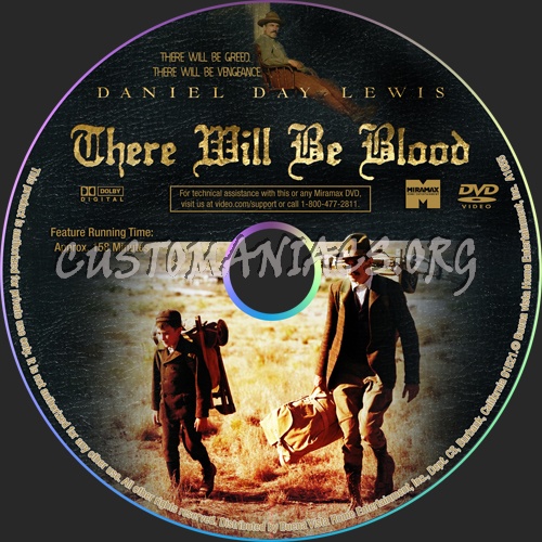 There Will Be Blood dvd label