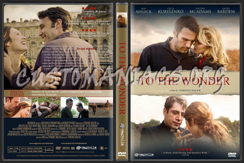 To The Wonder dvd cover