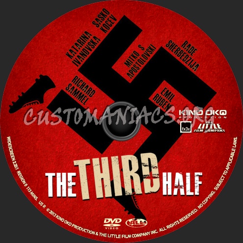 The Third Half (2012) dvd label