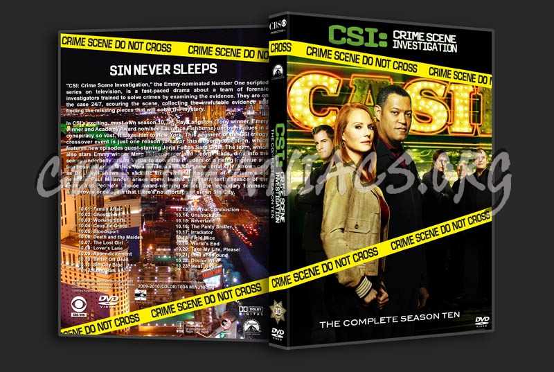 CSI: Las Vegas - Seasons 1-12 dvd cover