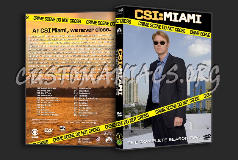 CSI: Miami - Seasons 1-10 dvd cover