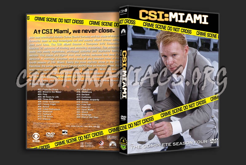CSI: Miami - Seasons 1-10 dvd cover