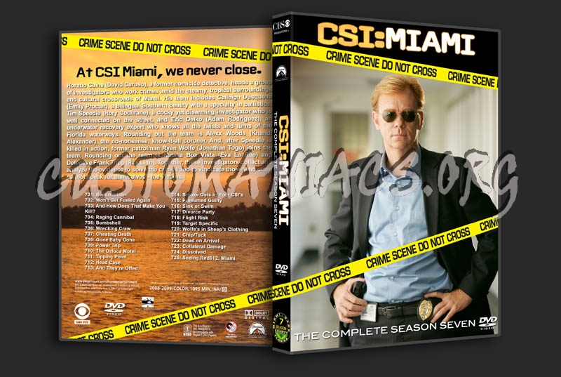 CSI: Miami - Seasons 1-10 dvd cover