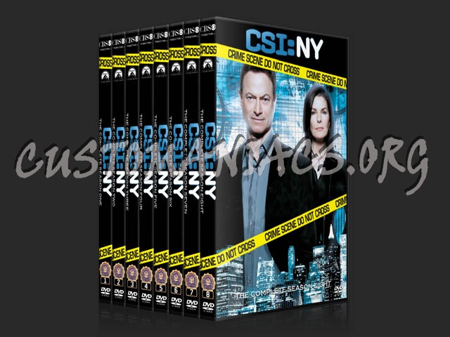 CSI: NY - Seasons 1-8 dvd cover