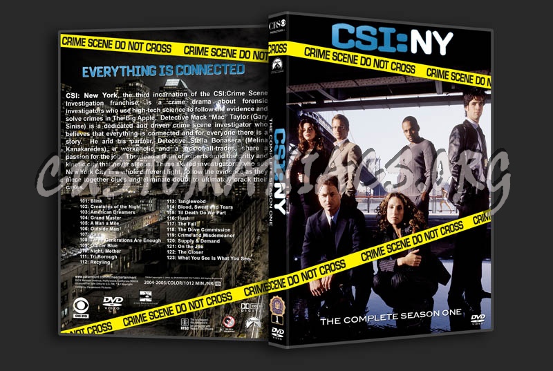CSI: NY - Seasons 1-8 dvd cover