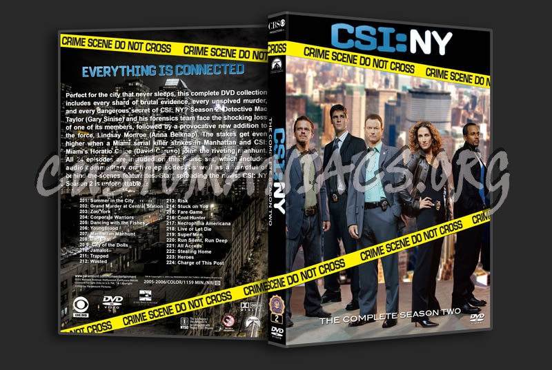 CSI: NY - Seasons 1-8 dvd cover