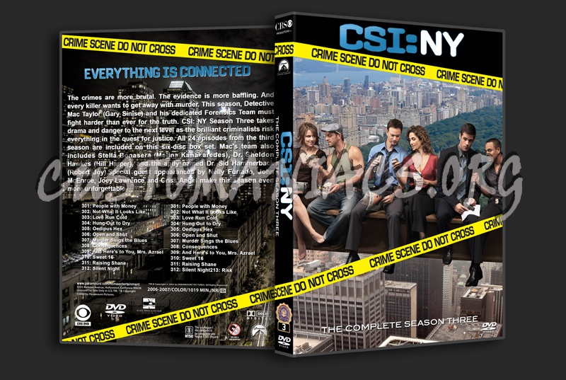 CSI: NY - Seasons 1-8 dvd cover