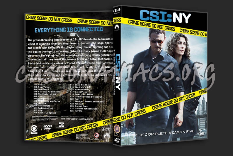 CSI: NY - Seasons 1-8 dvd cover