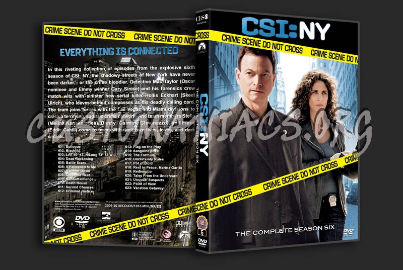 CSI: NY - Seasons 1-8 dvd cover