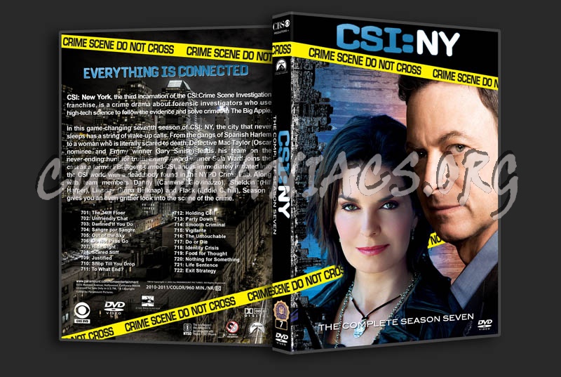 CSI: NY - Seasons 1-8 dvd cover