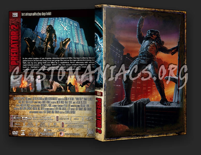 Predator 2 dvd cover