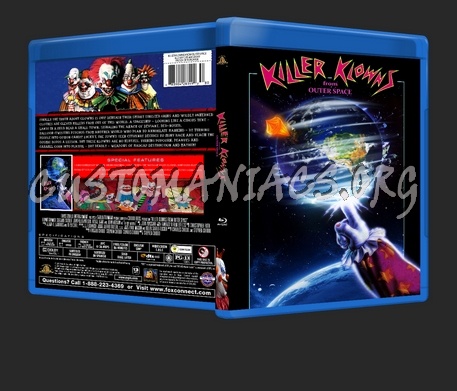 Killer Klowns From Outer Space blu-ray cover