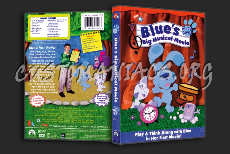 Blue's Big Musical Movie dvd cover