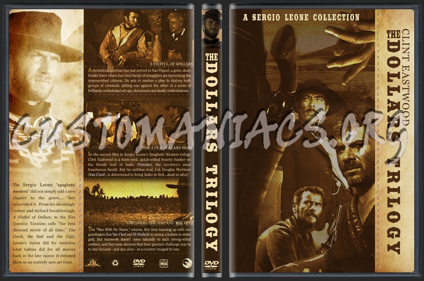 The Dollars Trilogy dvd cover
