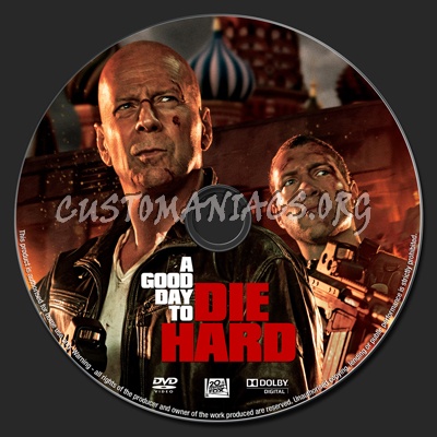 A Good Day To Die Hard dvd label