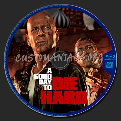 A Good Day To Die Hard blu-ray label