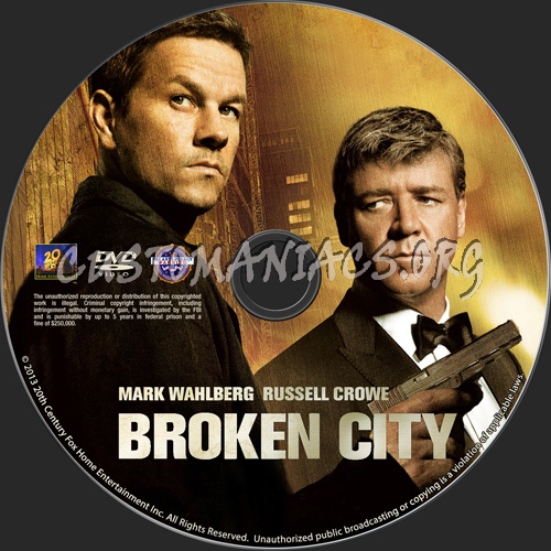 Broken City dvd label