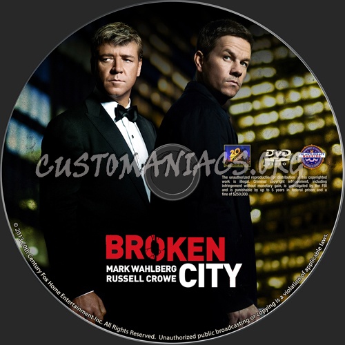 Broken City dvd label