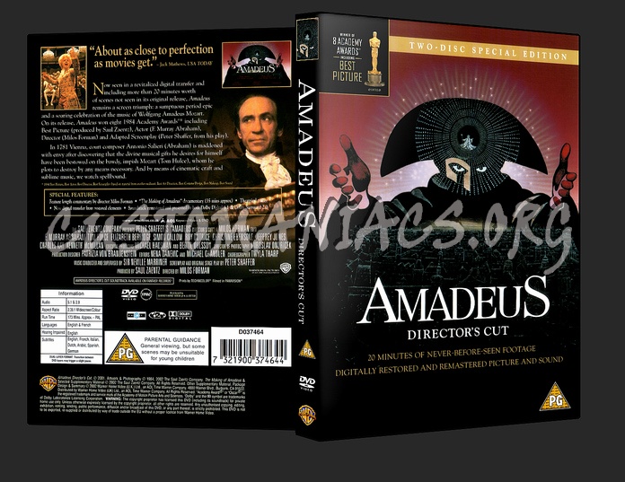 Amadeus dvd cover