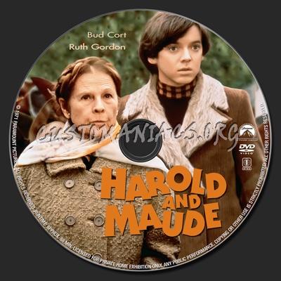 Harold and Maude dvd label