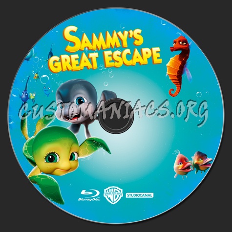 Sammy's Great Escape blu-ray label