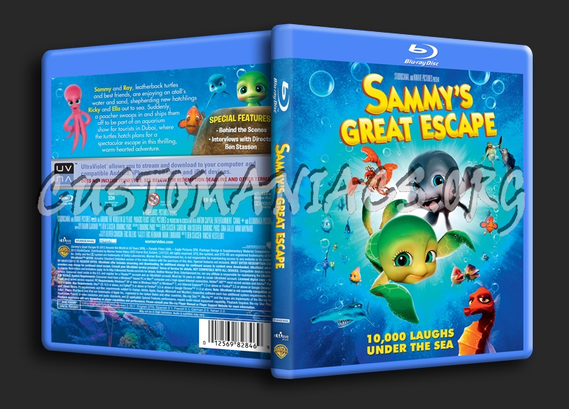 Sammy's Great Escape blu-ray cover