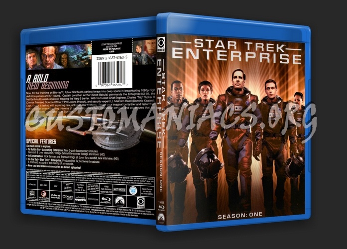 Star Trek Enterprise Season 1 blu-ray cover