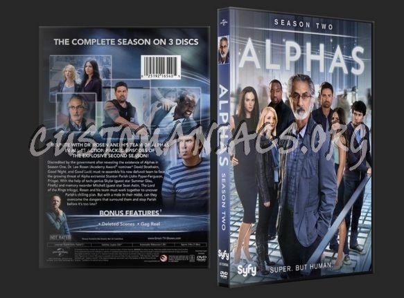 Alphas Season 2 dvd cover