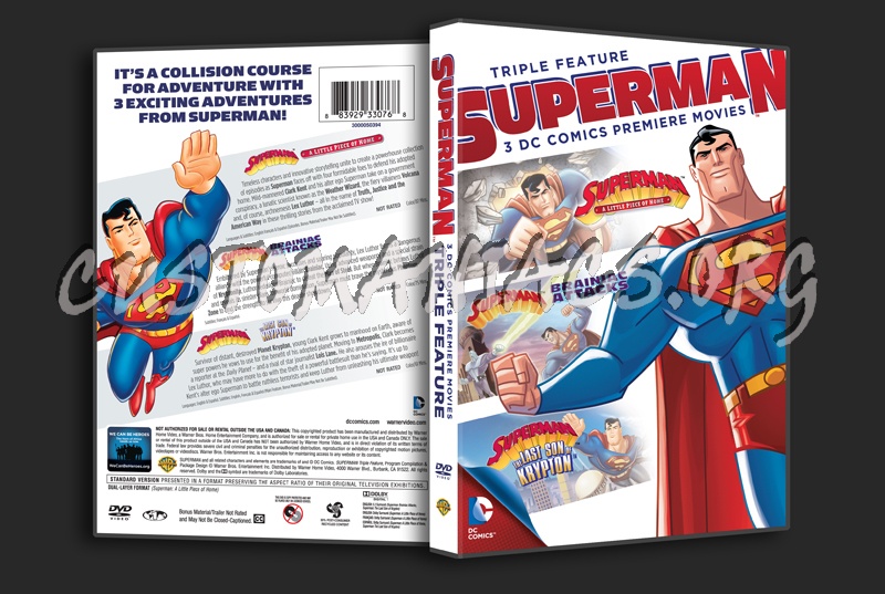 Superman Triple Feature dvd cover