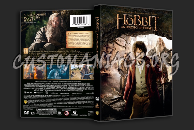 The Hobbit An Unexpected Journey dvd cover