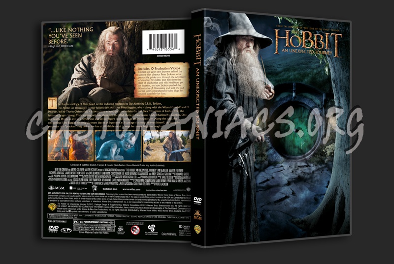 The Hobbit An Unexpected Journey dvd cover