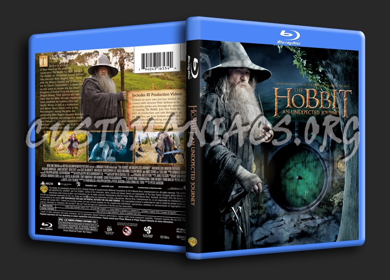 The Hobbit An Unexpected Journey blu-ray cover