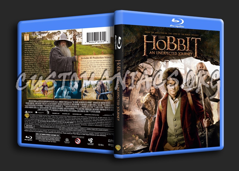 The Hobbit An Unexpected Journey blu-ray cover