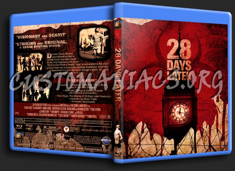 28 Days Later blu-ray cover