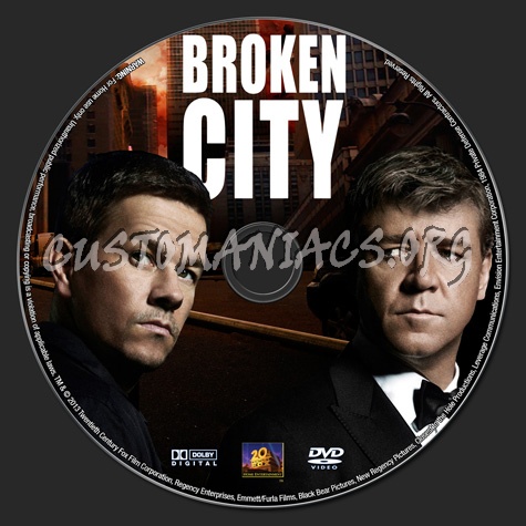 Broken City dvd label