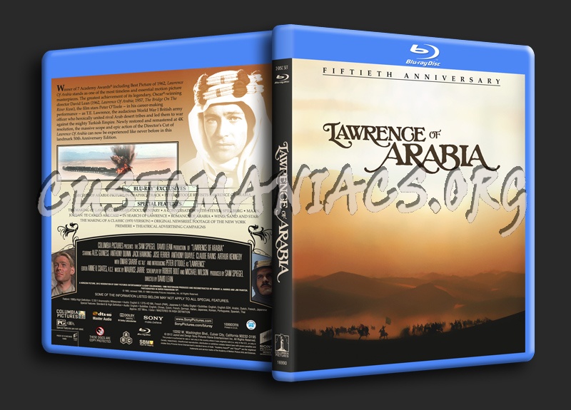 Lawrence Of Arabia blu-ray cover