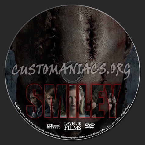 Smiley dvd label