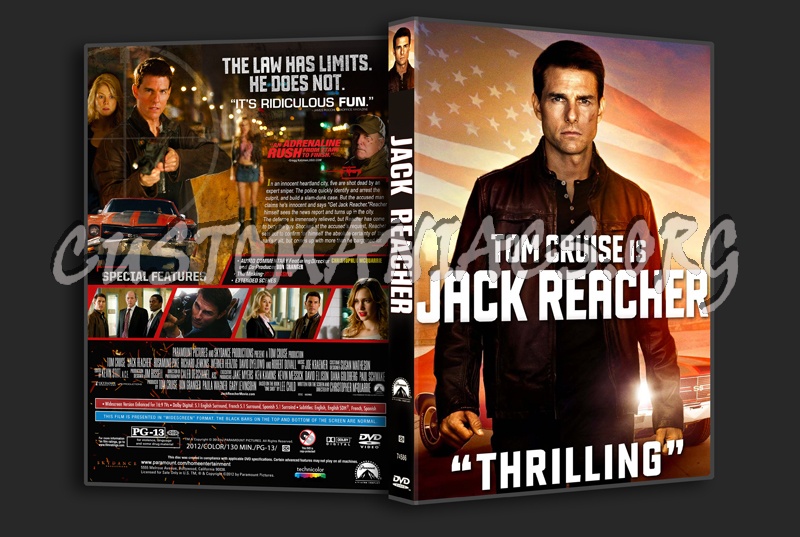 Jack Reacher dvd cover