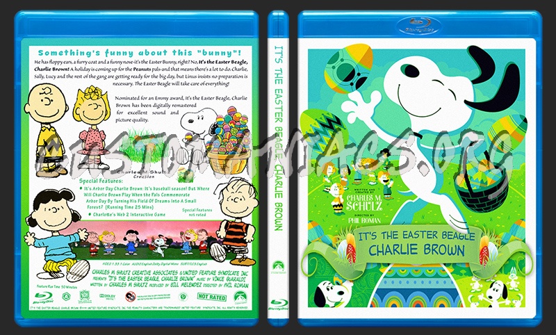 It's The Easter Beagle Charlie Brown blu-ray cover