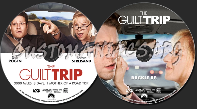 The Guilt Trip dvd label