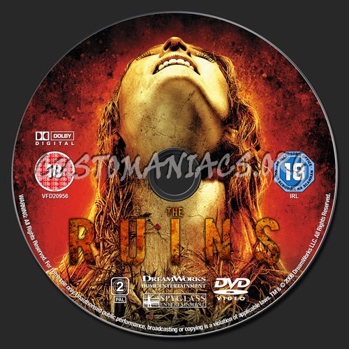 The Ruins dvd label