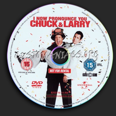 I Now Pronounce You Chuck and Larry dvd label