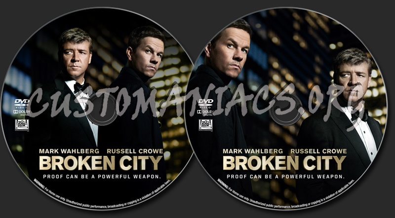 Broken City dvd label