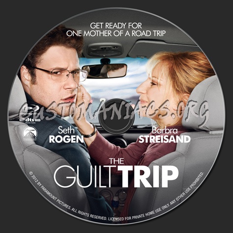 The Guilt Trip blu-ray label