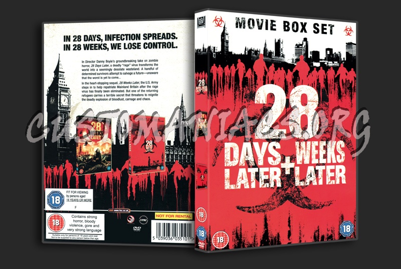 28 Days Later + 28 Weeks Later dvd cover