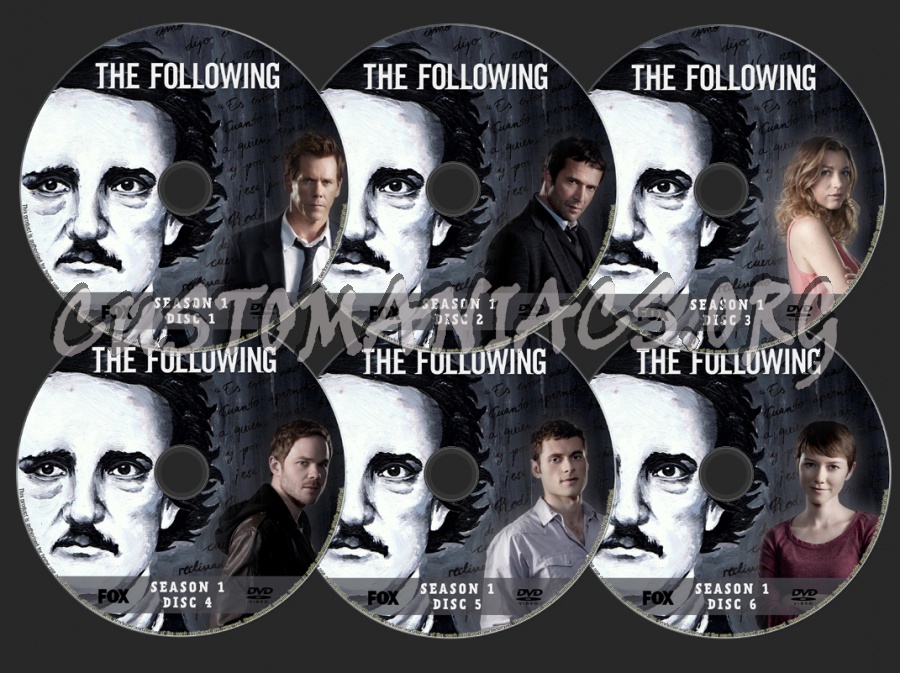 The Following Season 1 dvd label