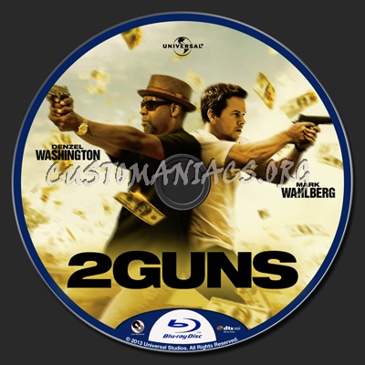 2 Guns blu-ray label